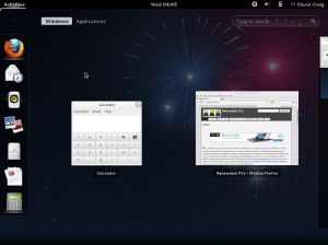 Fedora 17 screenshot